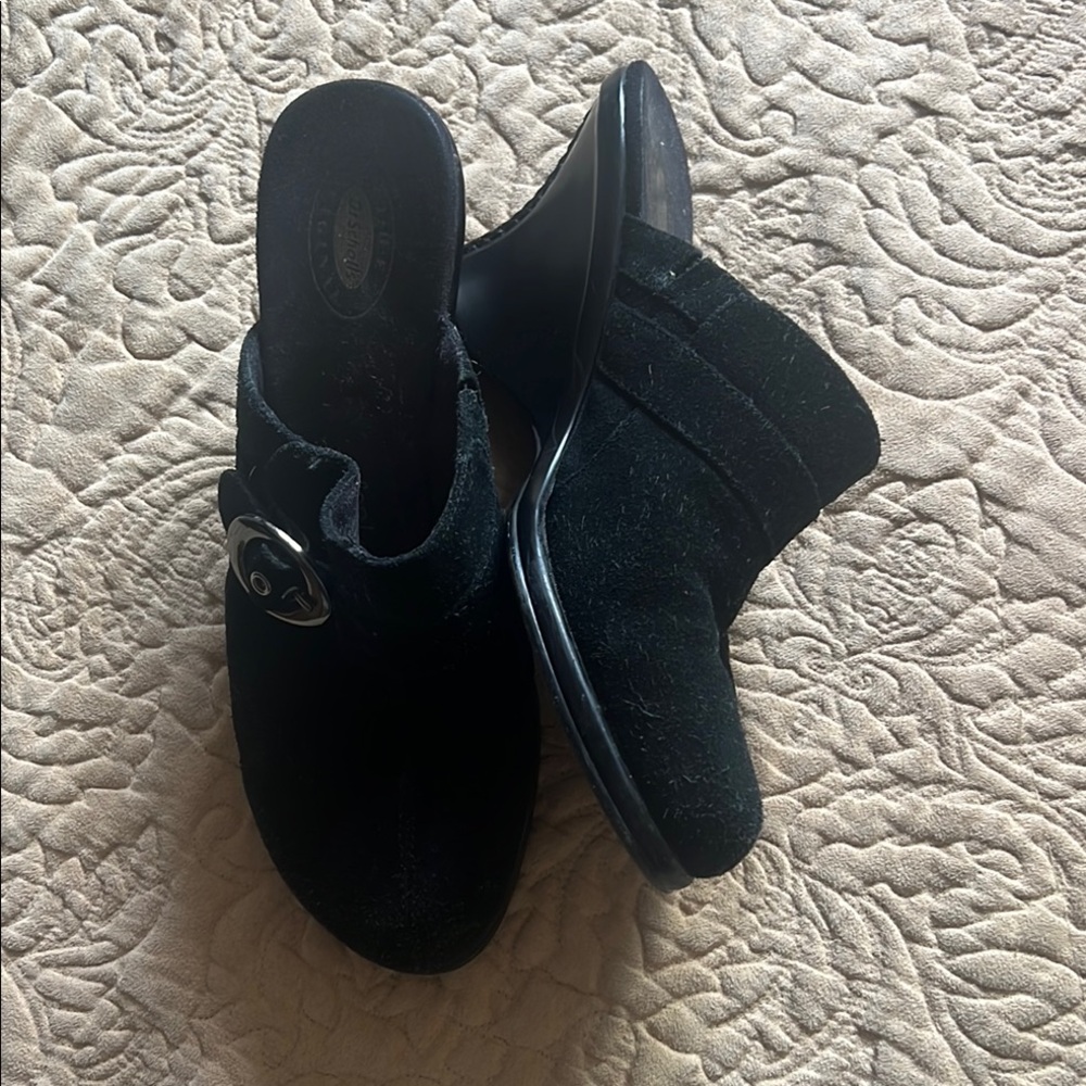 Women's Black Mules
